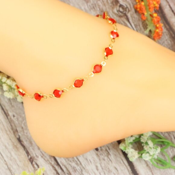 "Dainty Anklet for Women – Elegant Everyday Jewelry & Perfect Gift | MLCRC1490 - Picture 2 of 10